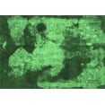 thumbnail image 1 of Ahgly Company Indoor Rectangle Abstract Emerald Green Modern Area Rugs, 3' x 5', 1 of 4