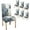 Abstract 3, variant on Baroque Floral Dining Chair Covers Set of 4,Stretch Parsons Chair Slipcovers Universal Removable Washable Chair Seat Covers Protector for Dining Room,Kitchen,Hoteland Party