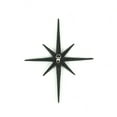 thumbnail image 4 of Zeckos Black Cast Iron 8 Pointed Starburst Wall Hangings Set of 6, 4 of 4