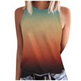 thumbnail image 1 of WZXFASHION Gilet Haut à Col Rond Imprimé Confortable et Décontracté pour Femmes Mode Liquidation 2025 Débardeurs et Camisoles pour Femmes, 1 of 5