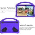 thumbnail image 5 of Kids Case for Samsung Galaxy Tab S9 FE Plus, Galaxy Tab S9 FE+/S9 Plus/S8 Plus/S7 Plus/S7 FE 12.4 Inch Case, Dteck EVA Handle Grip Stand Shockproof Case with Carrying Strap/S Pen Holder,Purple, 5 of 6