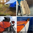 thumbnail image 4 of 4 Pack Inch Bungee Cords With Hooks, Superior Rubber Heavy Duty Elastic Rope For Outdoor Tent, Luggage Rack, Camping, Cargo, 30Cm Length, 6Mm Diameter, Ideal For Securing And, 4 of 5