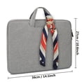 thumbnail image 6 of Stylish Laptop Bag with Silk Feeling Scarf  Laptop Shoulder Messenger Bag Case Sleeve for 13 -13.3 Inch Laptop bag for Women, 6 of 7