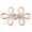 gold, variant on Clovers Waist Pin for Women Pants Tightening Waist Cincher Button Waistband Buckle