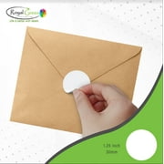Royal Green Color-Coding Labels 1.25 inch Round Dot Stickers in Pastel Pink, Large Circle Sticker 30mm - 75 Pack