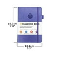 thumbnail image 2 of HLONK Password Book  English Address Book  Telephone Book -border Dedicated Notebook Address Book with Alphabetical Tabs  Hardcover Telephone Book Address Organizer Record with Pocket, 2 of 7
