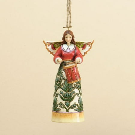 Holiday Williamsburg Fruit - Williamsburg Angel Holiday Ornament, 4-3/4 High By Jim Shore