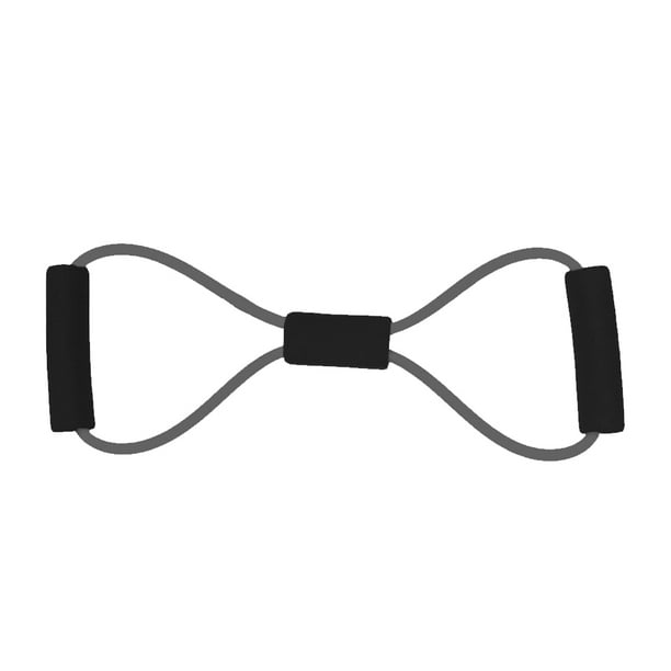 Banda de resistencia elástica para ejercicios de gimnasio en casa, expansor de pecho multifunción con asa, 8 bandas elásticas de resistencia para entrenamiento muscular.