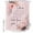 Pink, variant on Small Stall Shower Curtain 36x72 Inch Narrow Half Size Mother's Day Bath Curtains Bathroom Decor, We Love You Warm Mom Quote Floral Pink Waterproof Fabric Shower Curtain Set with Hooks 36 Inch