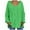 Green, variant on Patlollav Womens Plus Size Solid Color Hood Long Sleeve Sweater Tops Hot Pink M