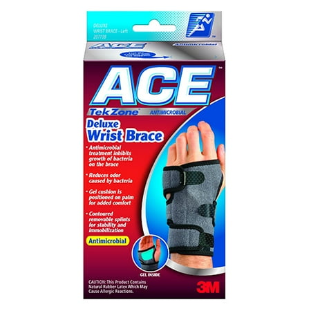 Becton Dickinson ACE TekZone Antimicrobial Deluxe Wrist Brace, 1 ea
