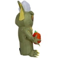 thumbnail image 3 of Gemmy Airblown Inflatable Stylized Stripe w/No Candy After Midnight JOL WB, 3.5 ft Tall, Multicolored, 3 of 5