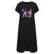 thumbnail image 4 of Vestido suelto informal de manga corta con bolsillo y cuello redondo con estampado del Día de la Independencia de algodón y lino de verano para mujer Fridja  qw3565, 4 of 4