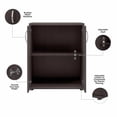 thumbnail image 6 of Universal Closet Organizer with Doors in Storm Gray - Engineered Wood, 6 of 11