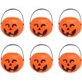 thumbnail image 1 of Mini cubos de calabaza, adornos de barril de plástico, cubo de caramelo, accesorios de decoración para fiestas, decoración de Halloween, paquete de 6 BANYUO  Electrónica, 1 of 6