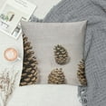 thumbnail image 2 of GOSMITH Pine Cones Rectangle Pillow Covers Pine Cone Evergreen Coniferous Forest Plant Brown Throw Lumbar Pillow Case Cushion Cover Home Office Decorative, 2 of 5