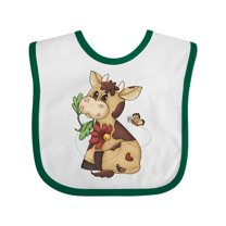 Inktastic Corky Cow Boys Baby Bib