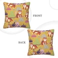 thumbnail image 3 of Square Throw Pillow Covers with Core, Fun Animal Tiger Pillows for Sofa Beds, 18"x18", 3 of 9