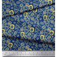 thumbnail image 3 of Soimoi Crepe Silk Fabric Geometric Small Printed Craft Fabric by The Yard 42 Inch Wide, 3 of 3