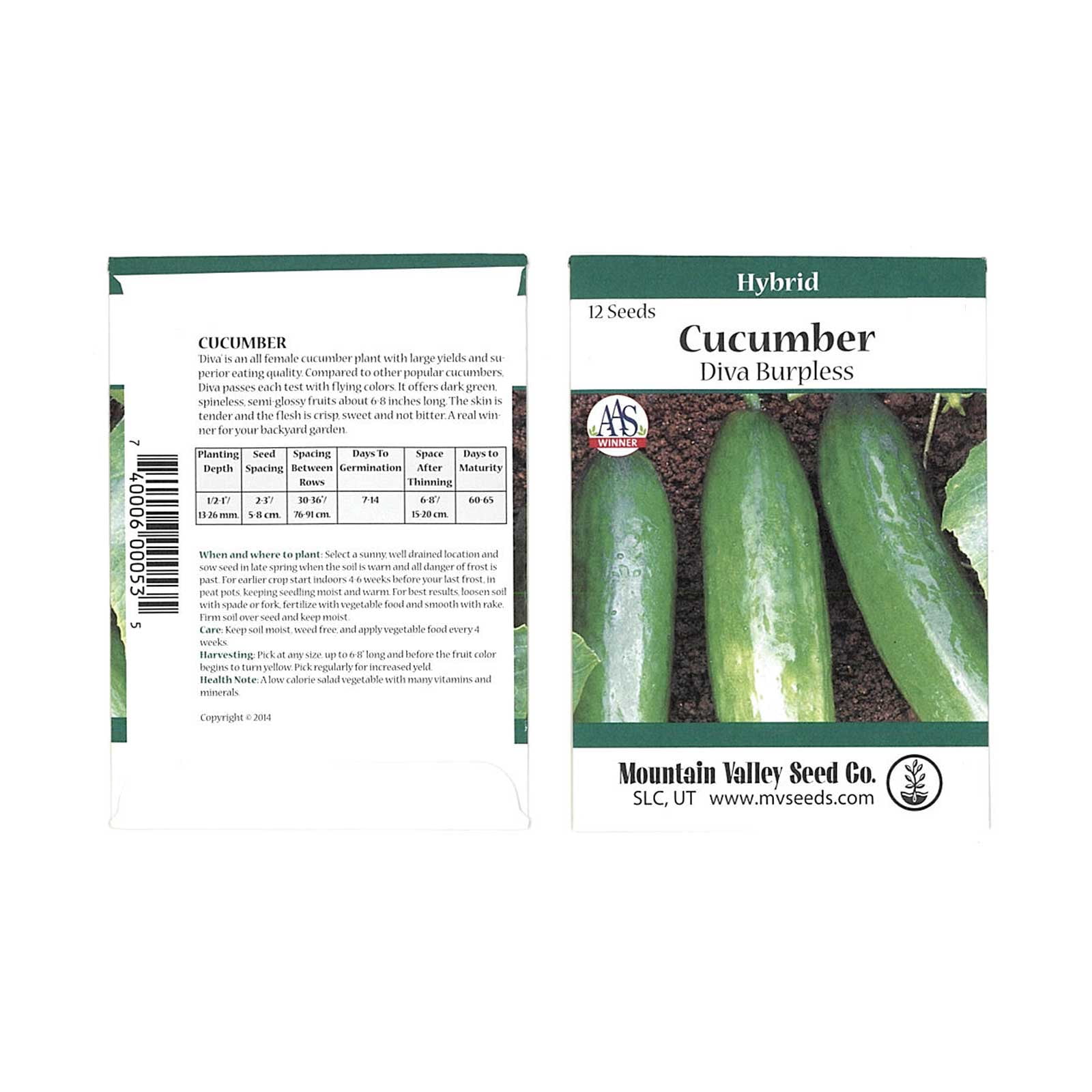 20+ Organic Thai Cucumber Seeds NON-GMO Crispy! 