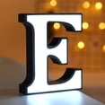 thumbnail image 3 of Xihbxyly Lámpara de Noche Creativa con Letras Led, Luz Blanca Cálida y Suave, Ideal para Decorar Paredes o de Pie, Mesas de Fiesta, Decoración Navideña, Material Abs+Pp, 16-20 Cm, 3 of 7