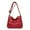 Red, variant on Women Crossboby Bag Soft PU Leather Shoulder Bag for Women Multi-Pocket Shoulder Handbags Pouch ﻿(Black)