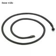 thumbnail image 5 of QQTDFG 3/4/5/6/8mm New Fashion 316L Stainless Steel Flat Snake Chain Necklace Women Men-Black-3mm-22inch or 55cm, 5 of 6