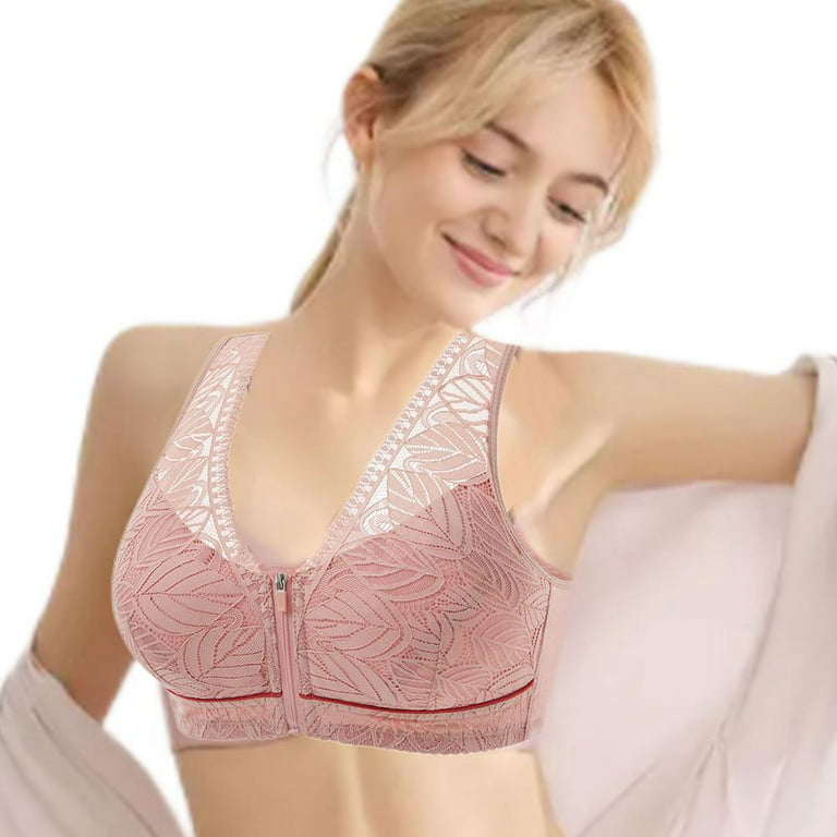 Tohuu Front Closure Bras for Women Women's Tank Top Bras Comfort Women's  Large Size Wireless Bras Full-Coverage Breathable Lightweight kind 
