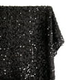 thumbnail image 5 of Zelouf Textured Knit W/ Sequins And Eyelash  , Sewing, DIY, Crafts Fabric by the Yard, Black, 20 Yard, 5 of 5