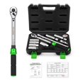 thumbnail image 1 of TecoTek 11Pcs 3/8" Drive Spark Plug Socket Set with Click Torque Wrench, Spark Plug Gapper, Universal Joint, Extension Bar, 9/16", 5/8", 3/, 1 of 9