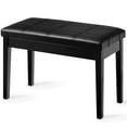 thumbnail image 4 of Gymax PU Leather Piano Keyboard Bench Padded Cushion Double Seat Storage, 4 of 6