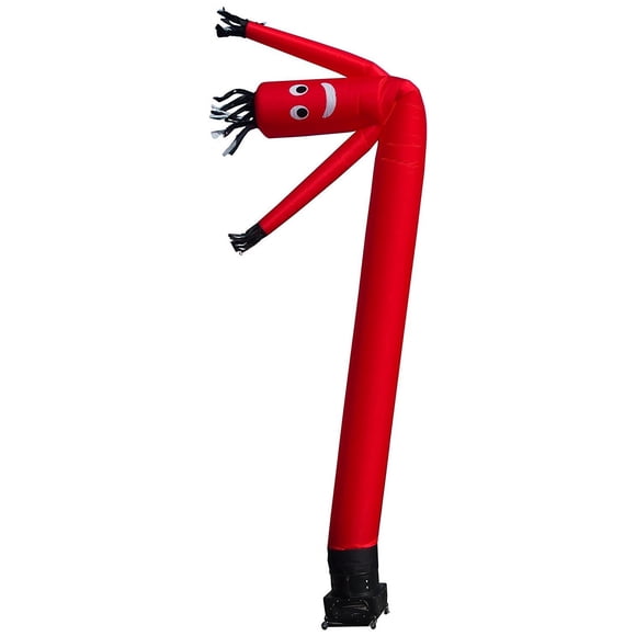 Tubo inflable LookOurway Air Dancers para hombre, 6 m, rojo