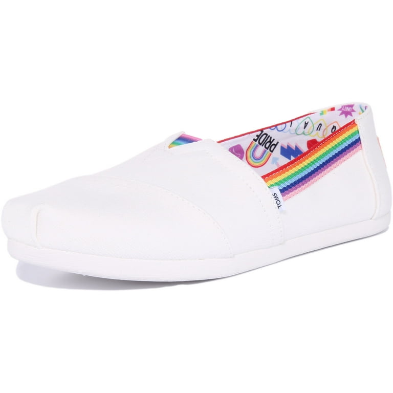 White slip hot sale on toms