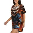 thumbnail image 2 of Lsque Chucky Women's Short-Sleeved Pajama Set - 2 Piece Soft and Lightweight Sleepwear Set-Small, 2 of 9