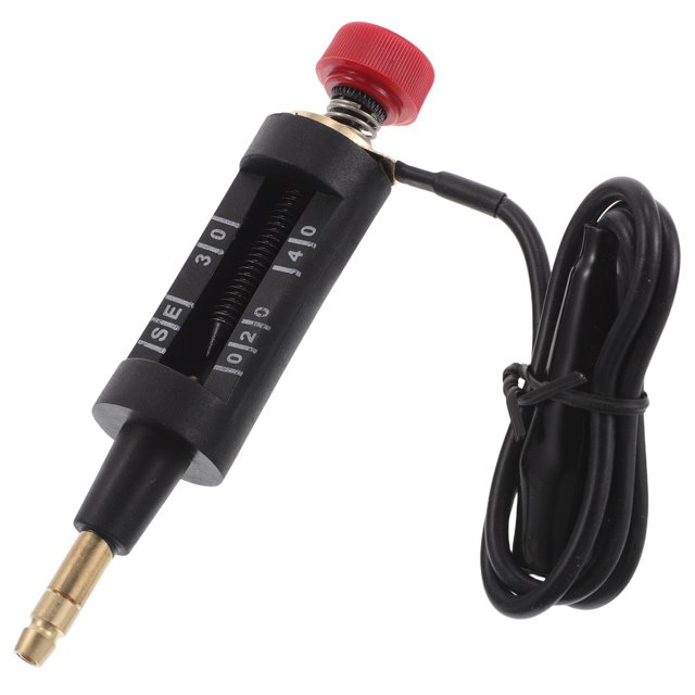 LOLIPPYY spark plug checker Engine Ignition Analyzer Black Plastic for DIY Enthusiasts 1Pcs
