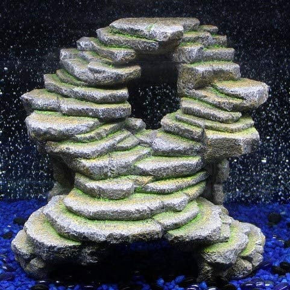 Penn-Plax Reptology Shale Scape Step Ledge & Cave Hideout – Extra Large