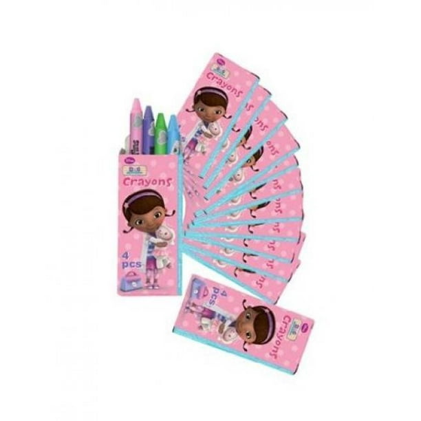 Doc McStuffins Party Favor Boxed Crayons 12 packs