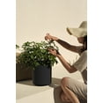 thumbnail image 6 of Veradek Demi Series  12" Plastic-Stone Planter - Black, 6 of 10