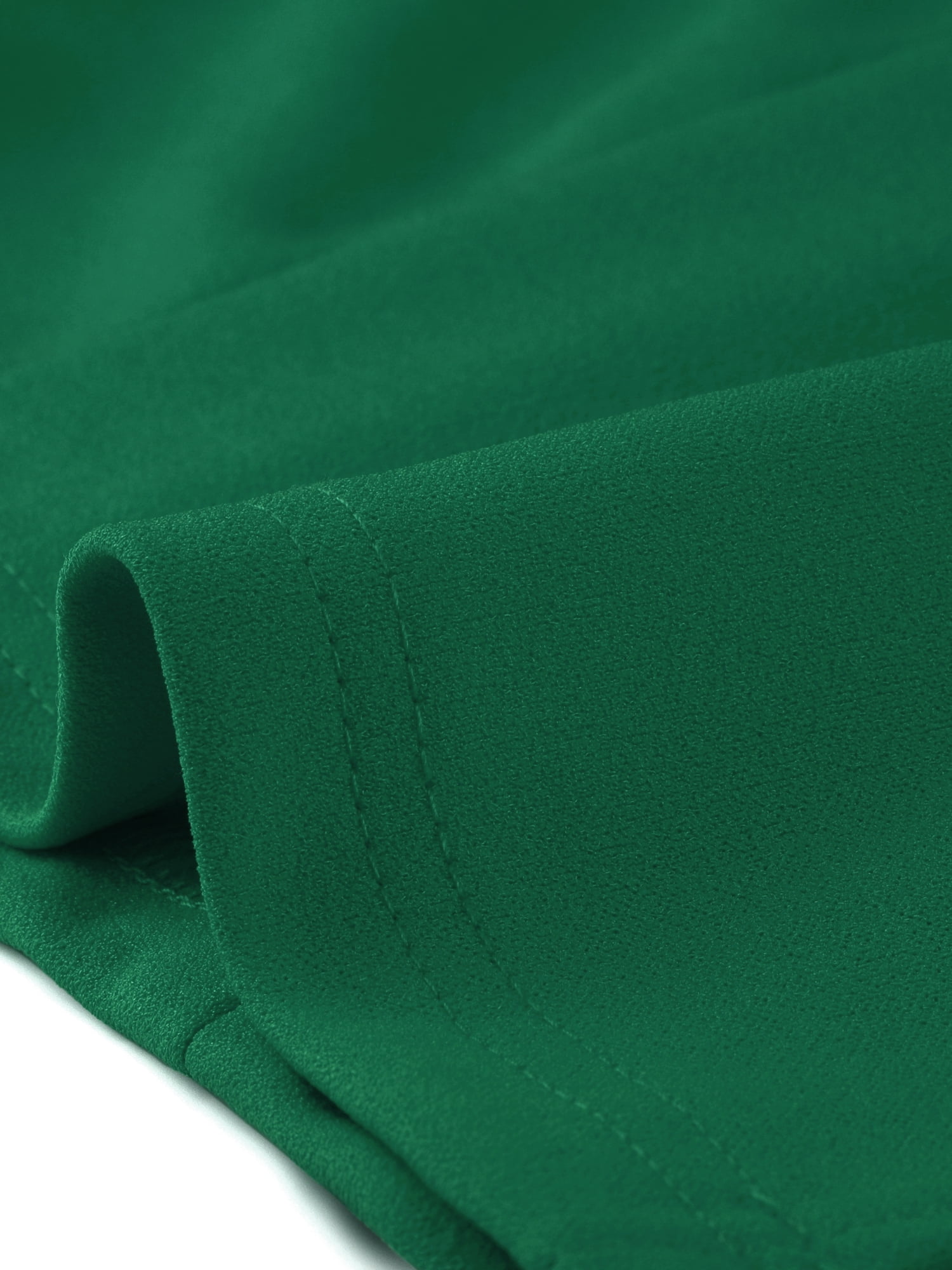 DARING DIVA Pleated Cap Sleeve V Neck Shift Office Work Dresses XS Dark Green