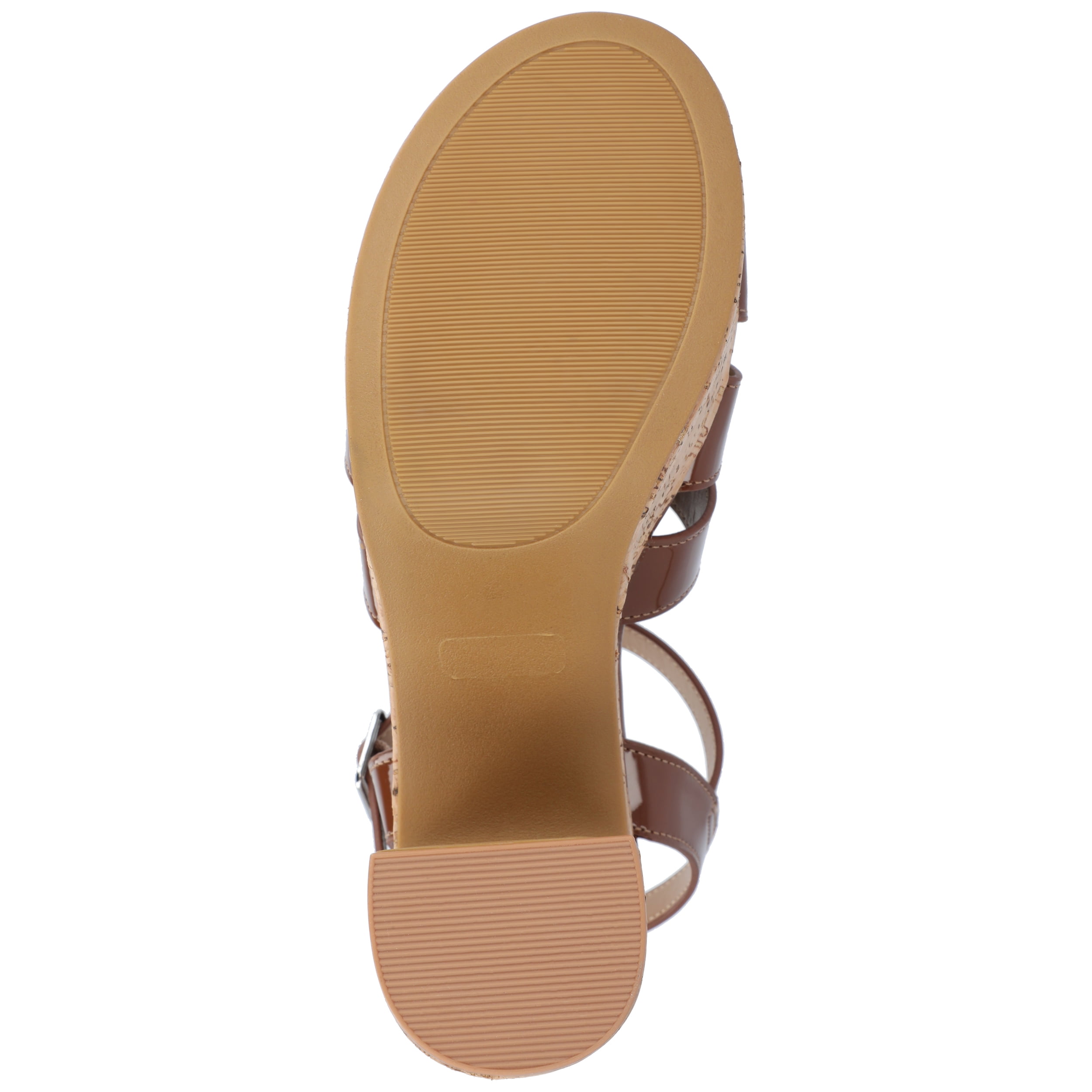Journee Womens Jania Buckle Platform Sandals