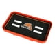 thumbnail image 2 of Caja de almacenamiento detrás de la pantalla, caja de almacenamiento para coche, soporte para gafas de sol de tejido, accesorios duraderos para color naranja, 2 of 7