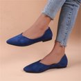 thumbnail image 3 of Mostsola Flats for Women Pointed Toe Ballet Flats Shoes Suede Dress Shoes Business Casual Shoes, 3 of 7