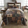 thumbnail image 2 of Brown Bear Quilted Cabin Bedding Set - King, 2 of 3