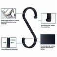 thumbnail image 4 of 12 Pcs S Hooks Black, Aluminum Ideal In Kitchens, Closets, Garages p202411261195 S202412301873, 4 of 5
