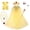 Yellow, variant on Princess Cosplay Cape Set for girls Halloween Carnival Girl Dress Up Crown Wand Necklace Earrings Rings Gloves Set Accessories Props