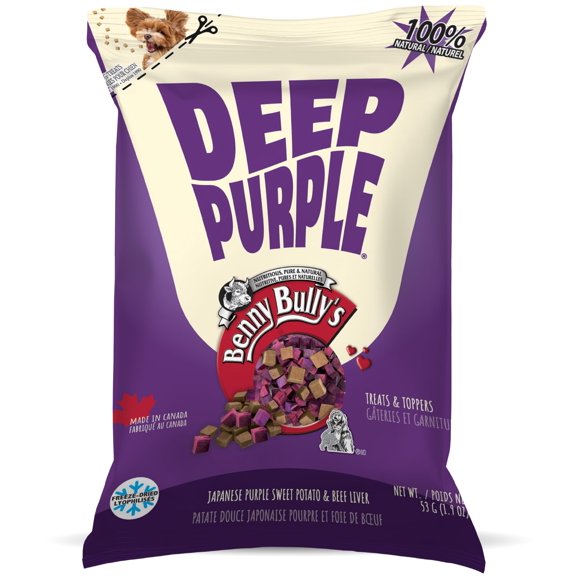 Benny Bullys Deep Purple - Freeze Dried Dog Treats 55g