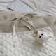 thumbnail image 4 of Bolso de mano acolchado para mujer, bolso de mano cuadrado de PU informal, bolso de compras (blanco), 4 of 9