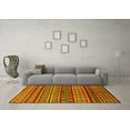thumbnail image 3 of Ahgly Company Indoor Rectangle Oriental Yellow Industrial Area Rugs, 4' x 6', 3 of 4