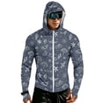 thumbnail image 2 of Full-Zip Men's Lightweight Hoodie UPF 50 - Breathable Camo Long Sleeve Sun Protection Jacket with Pockets for Golf, Fishing, Hiking, 2 of 8