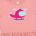 thumbnail image 4 of Inktastic Helicopter Pink Girls Girls Toddler Dress, 4 of 5